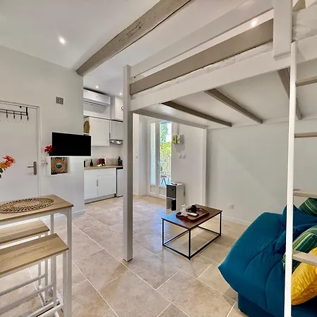 Apartment Cocon - Terrasse & Plancha - 5min Hyeres